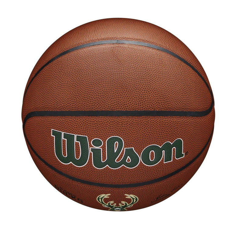 Wilson NBA MILWAUKEE BUCKS Composite Indoor / Outdoor Basketbal (7)