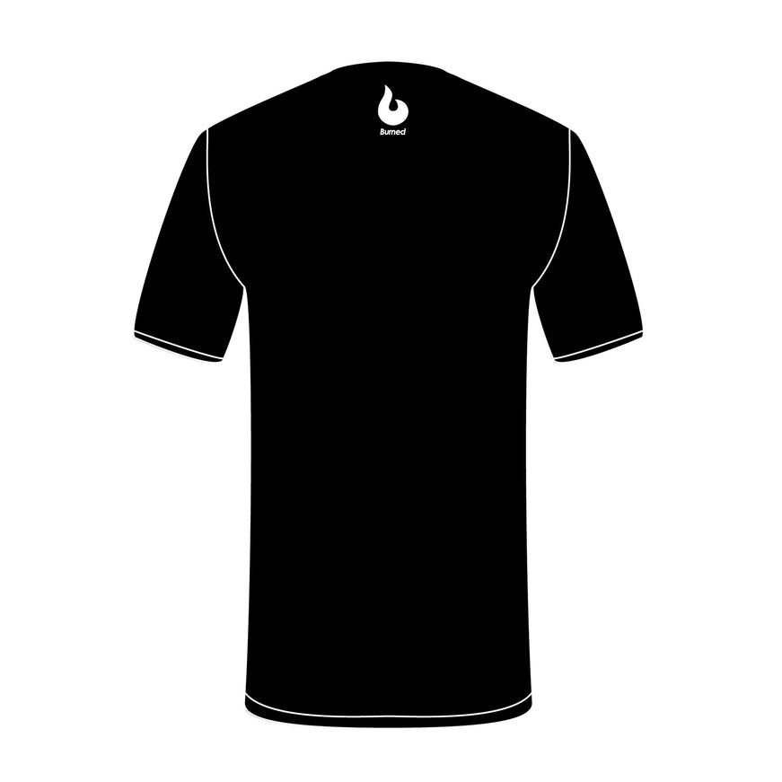 B.C. Agathos T-shirt Zwart Tekst