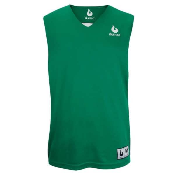 Burned Beidseitig Jersey Grün Weiß