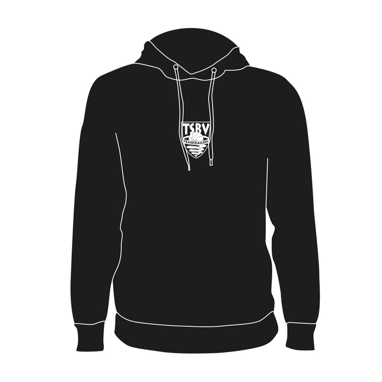 TSBV Pendragon Sweat à capuche avec logo Petit Noir