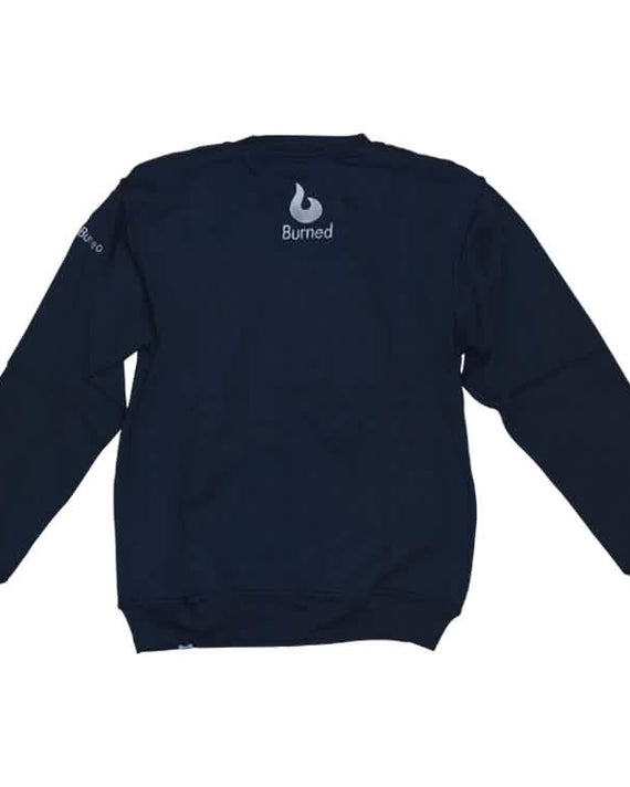 Burned Crewneck Navy