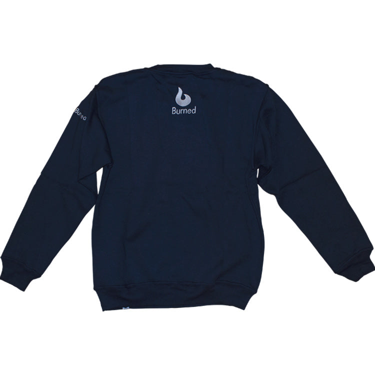 Burned Crewneck Marine