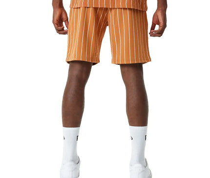 Pinstripe Shorts Orange