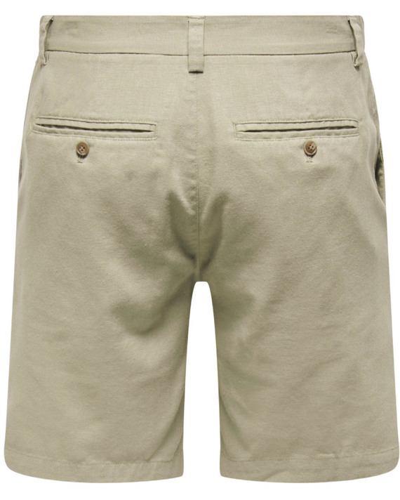 Eli Linen Mix Short Beige
