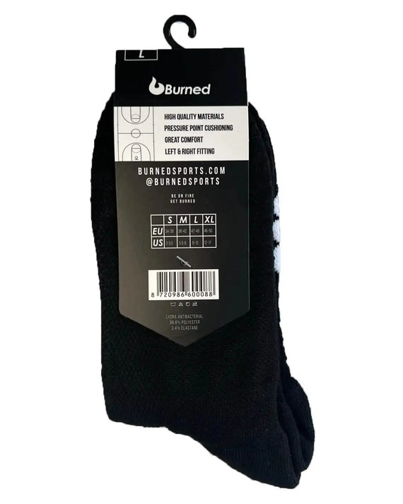 Burned Elite Performance Sock Zwart