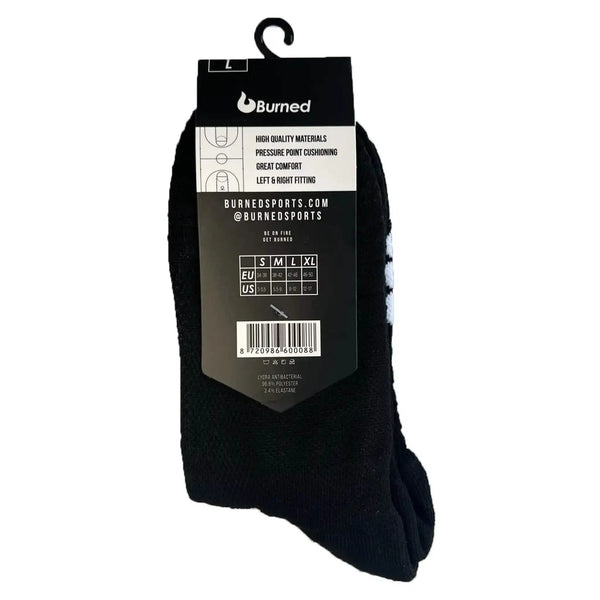 Burned Elite Performance Sock Zwart