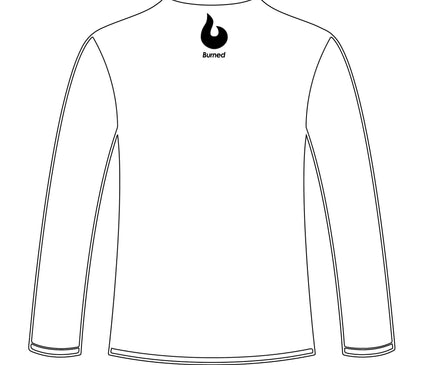 TSBV Pendragon T-shirt à manches longues avec logo noir blanc