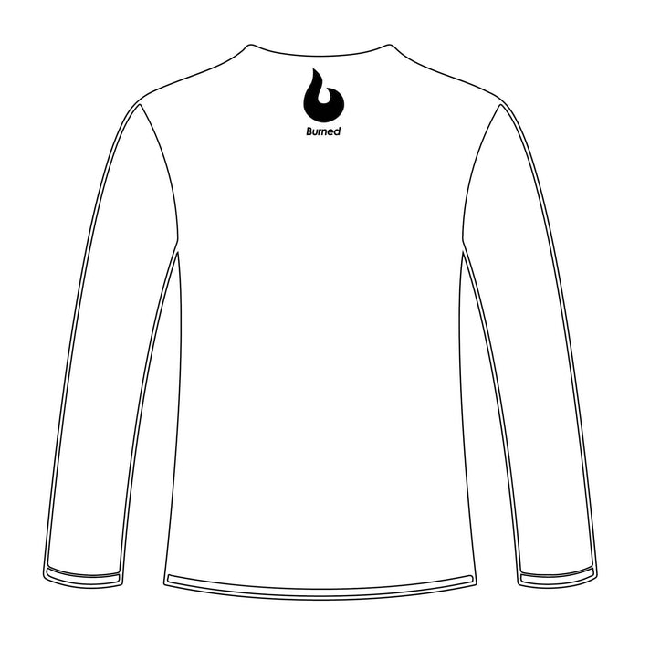 TSBV Pendragon T-shirt à manches longues avec logo noir blanc