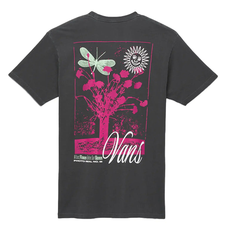 Wildflower Vintage Photo Negative Tee Asphalt