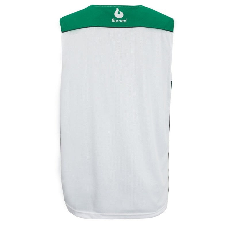 Burned Double-Sided Jersey Green White