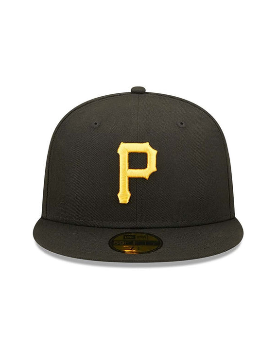 Pittsburgh Pirates Fitted Cap Black Yellow