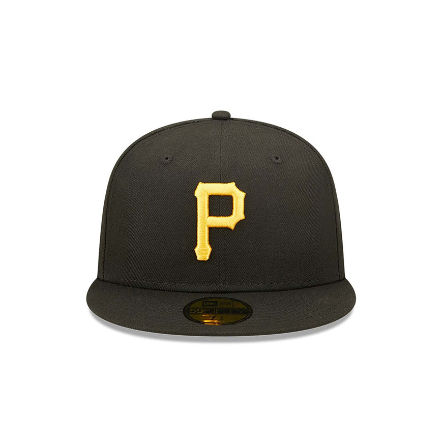 Pittsburgh Pirates Fitted Cap Black Yellow