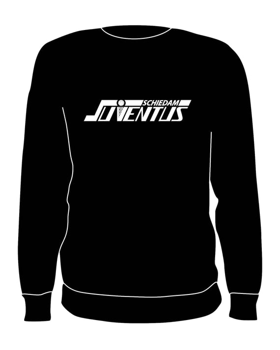 S.B.V. Juventus Crewneck Logo Zwart