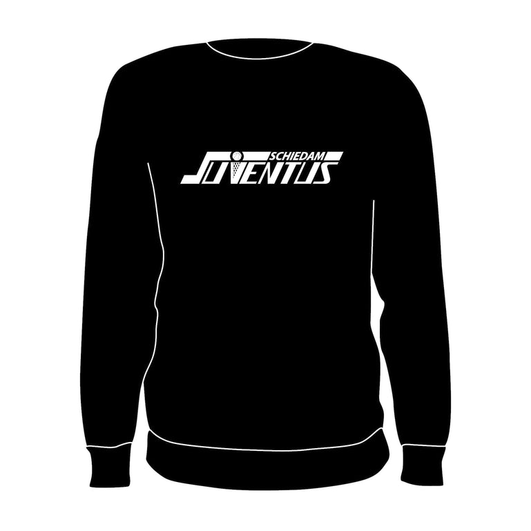 S.B.V. Juventus Crewneck Logo Zwart