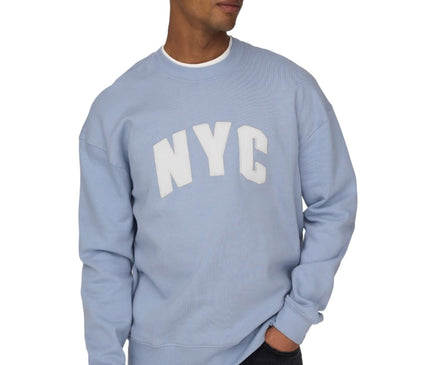 Only-&-Sons-Troy-RLX-Crewneck-Print-New-York-City-Eventide-Model-Front