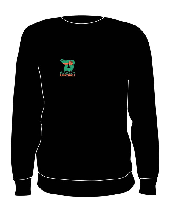 EBV Baros Crewneck Borduursel Zwart