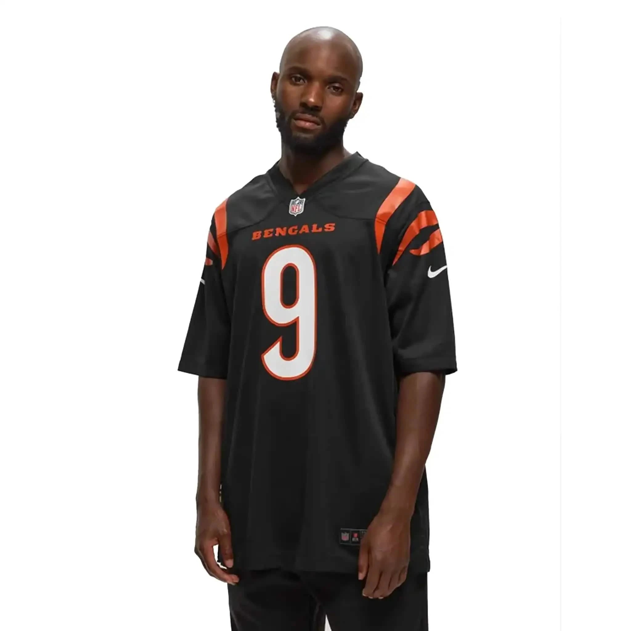 NFL Cincinnati Bengals Home Jersey Joe Burrow Burned Sports