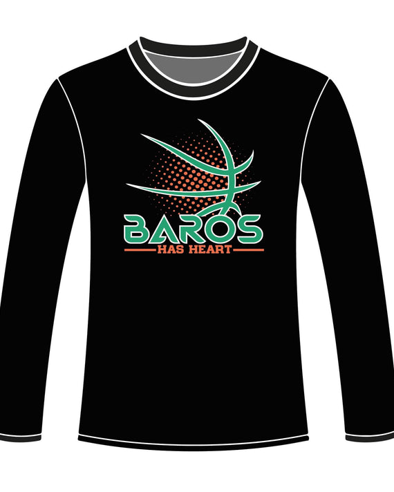 EBV Baros Longsleeve Has Heart Zwart