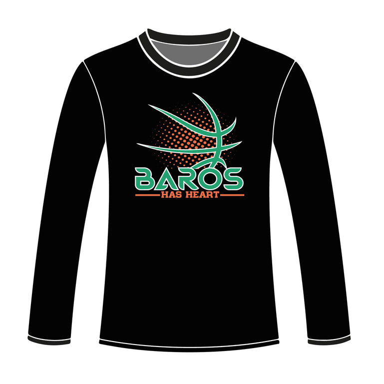 EBV Baros Longsleeve Has Heart Zwart