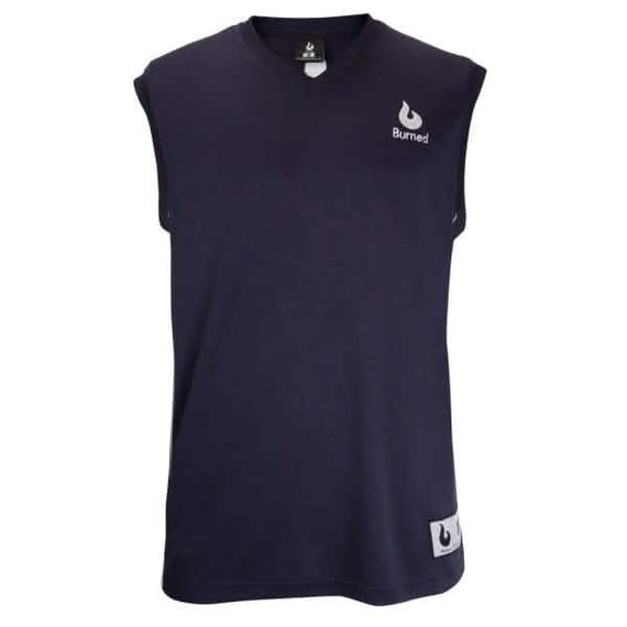 Burned Enkelzijdig Jersey Donkerblauw