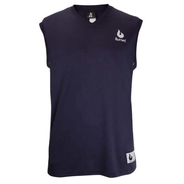 Burned Einseitig Jersey Dunkelblau