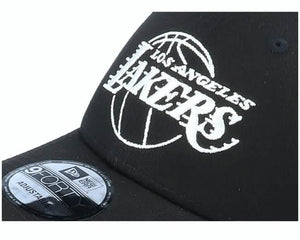 New Era Los Angeles Lakers 9forty Cap Schwarz Weiß