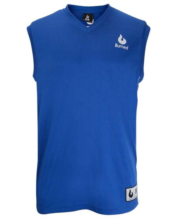 Burned Enkelzijdig Jersey Blauw