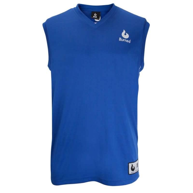 Burned Enkelzijdig Jersey Blauw