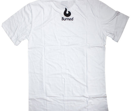 Burned T-shirt Blanc