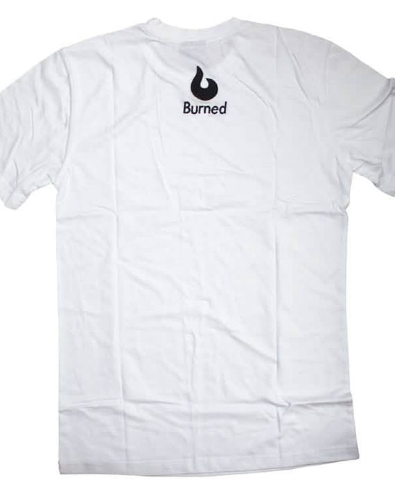 Burned T-shirt Wit