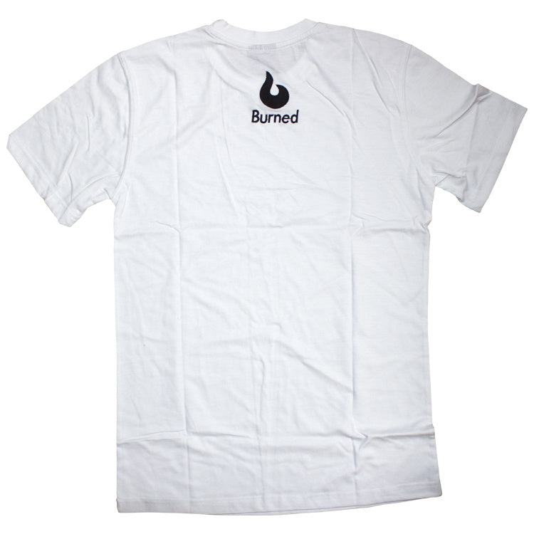 Burned T-shirt White