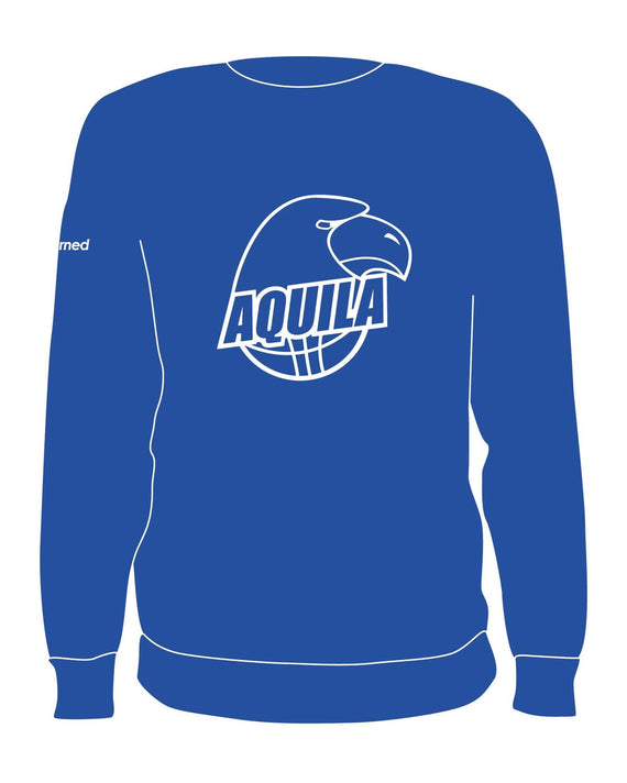 B.V. Aquila Crewneck Logo Blauw