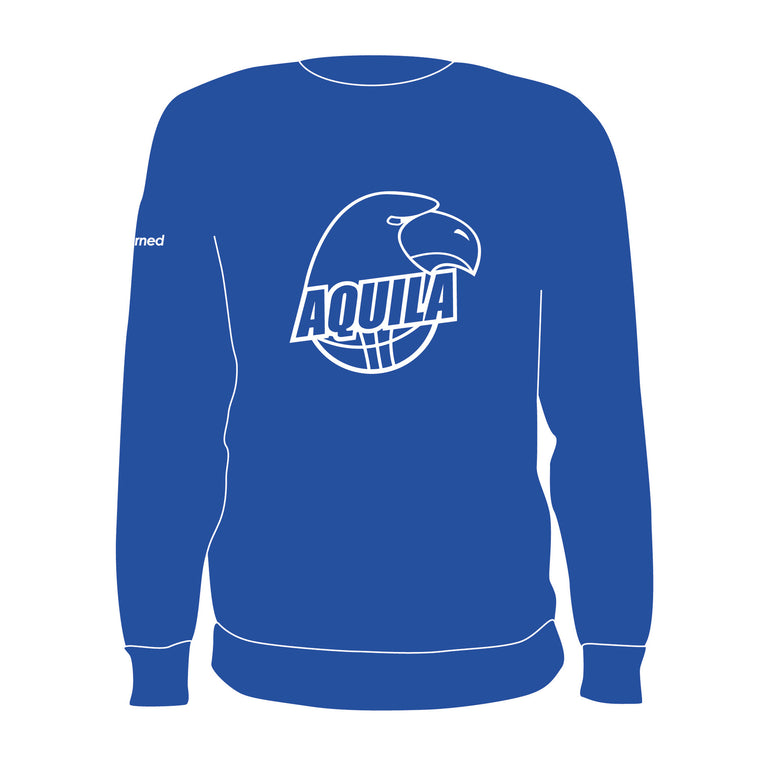 B.V. Aquila Crewneck Logo Blauw