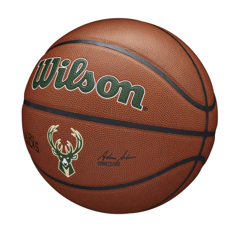 Wilson NBA MILWAUKEE BUCKS Composite Indoor / Outdoor Basketbal (7)