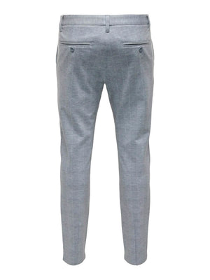 Mark Check Pantalon Hy Dark Slate