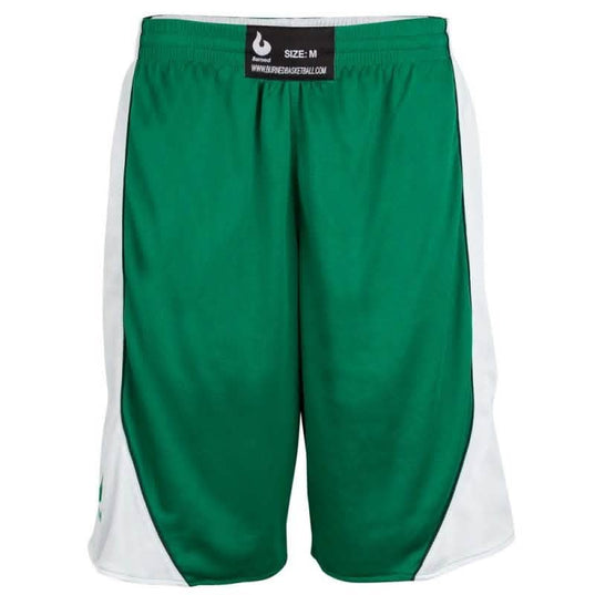 Burned Beidseitig Short Grün Weiß