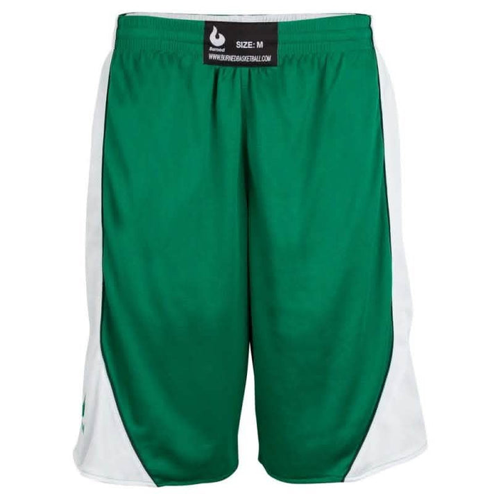 Burned Beidseitig Short Grün Weiß