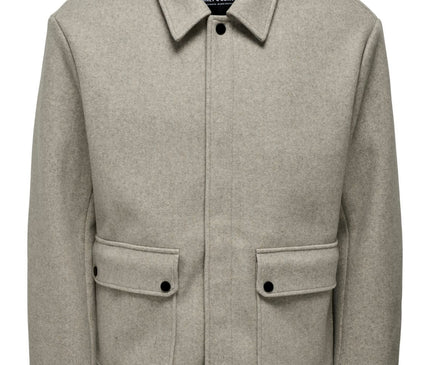 Connor Jacket Silver Lining Beige