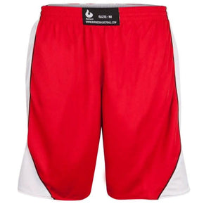 Burned Beidseitig Short Rot Weiß