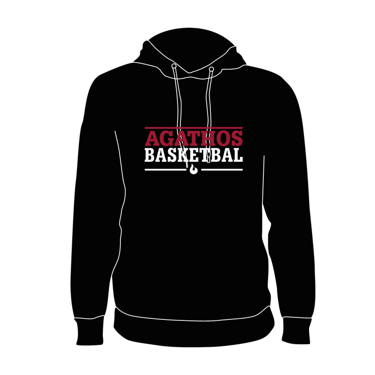 B.C. Agathos Hoodie Zwart Logo