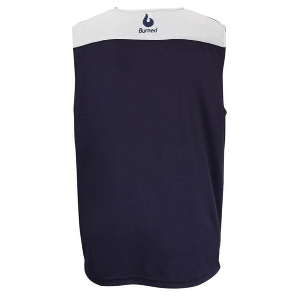 Burned Beidseitig Jersey Dunkelblau Weiß