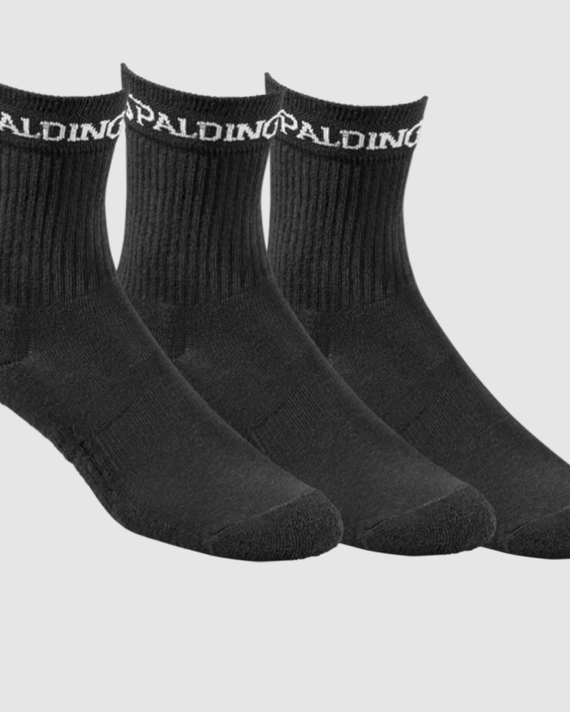 Sokken 3-Pack Mid Cut Zwart