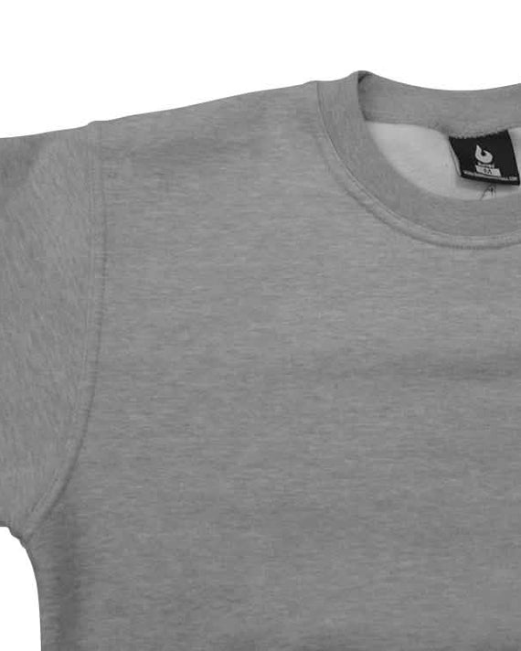 Burned Crewneck Grijs