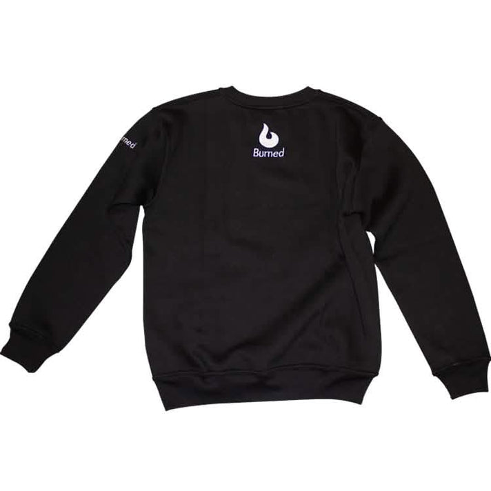 Burned Crewneck Schwarz