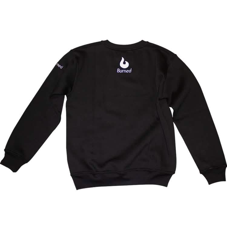 Burned Crewneck Zwart
