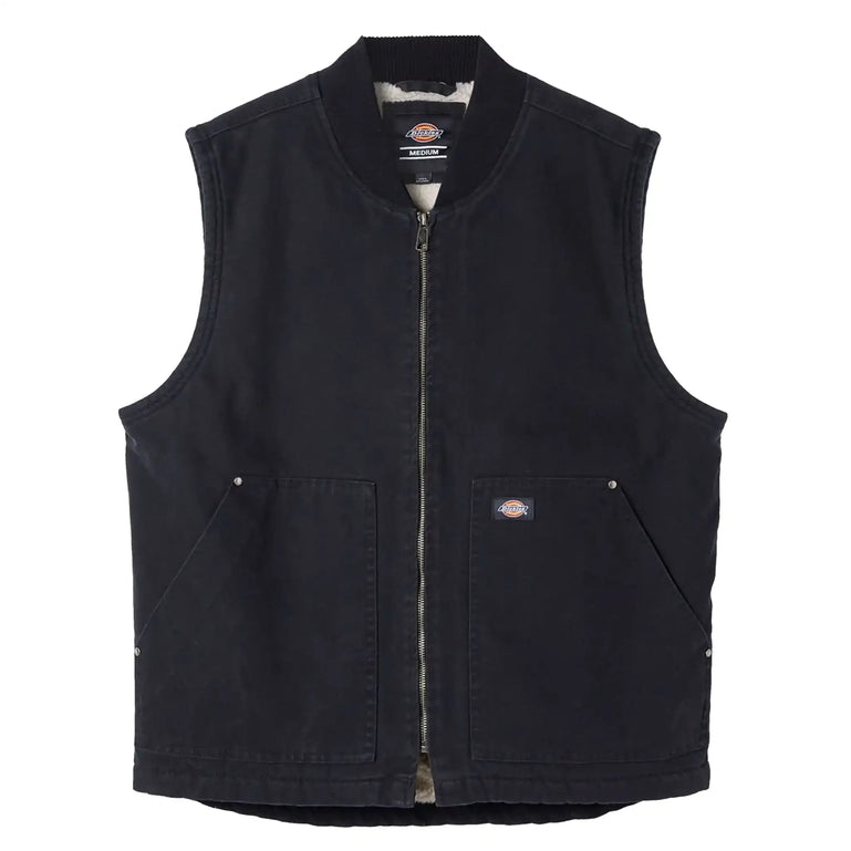 Duck Canvas Vest Black