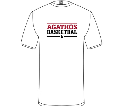 B.C. Agathos T-shirt Wit Tekst