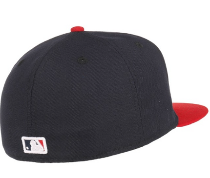 Atlanta Braves 59Fifty Fitted Cap Navy Rot