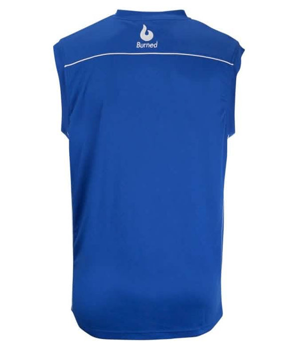 Burned Enkelzijdig Jersey Blauw