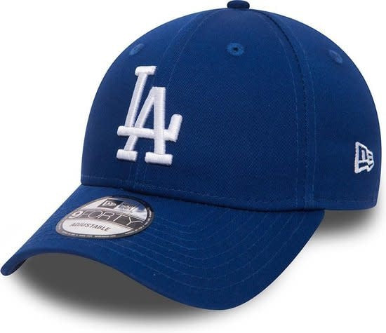 New-Era-Los-Angeles-Dodgers-MLB-9Forty-Cap-Blauw-Zijkant